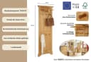 OTTO HOME Garderobenpaneel Rustic Natur Kiefer 190 cm Bild 3