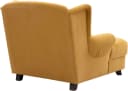 HOME AFFAIRE XXL-Sessel Oase Senfgelb Luxus-Microfaser mit Zierkissen Bild 4
