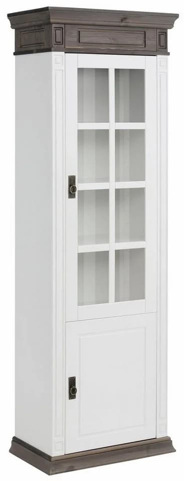 OTTO HOME Vitrine Vinales Weiß Landhausstil Massivholz - Bild 2