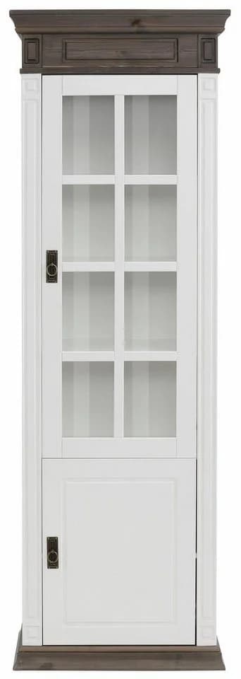 OTTO HOME Vitrine Vinales Weiß Landhausstil Massivholz - Bild 4