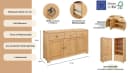 OTTO HOME Sideboard Gotland Beige Massivholz Landhausstil Bild 3