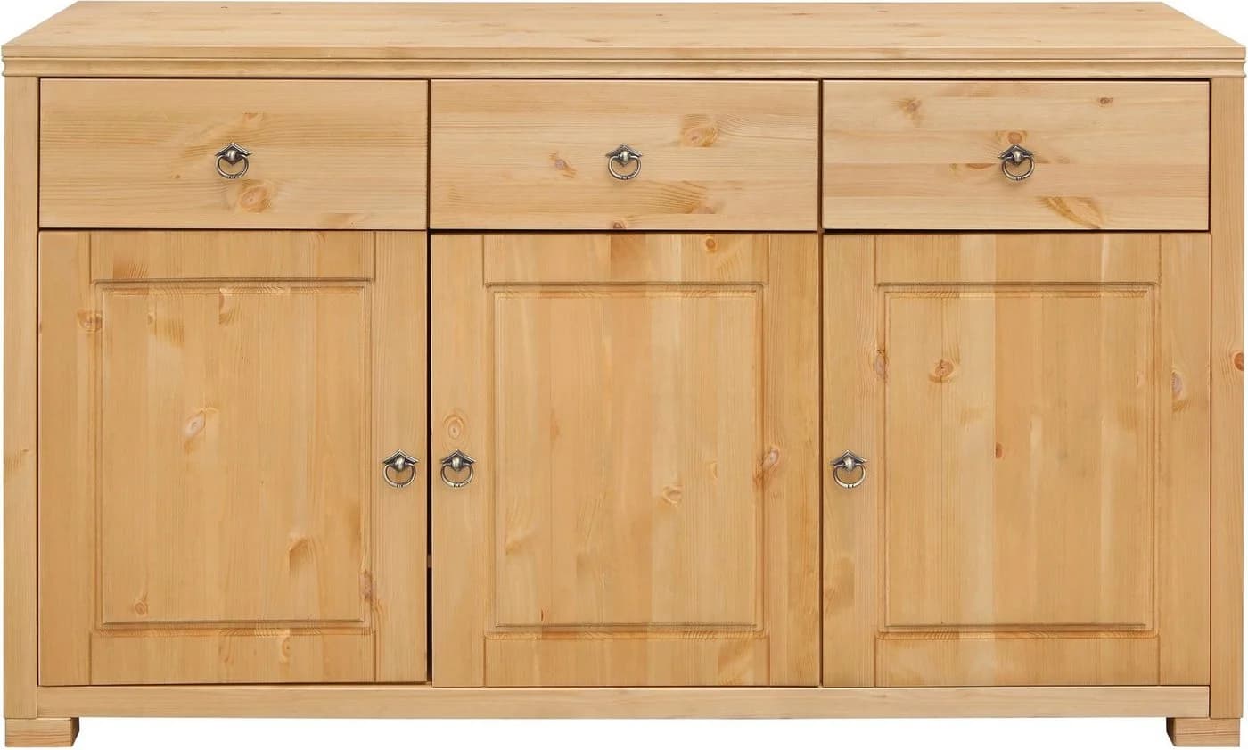 OTTO HOME Sideboard Gotland Beige Massivholz Landhausstil - Bild 4