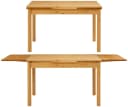 Esstisch OTTO HOME Tirza Beige Natur Massivholz Ausziehbar Bild 2