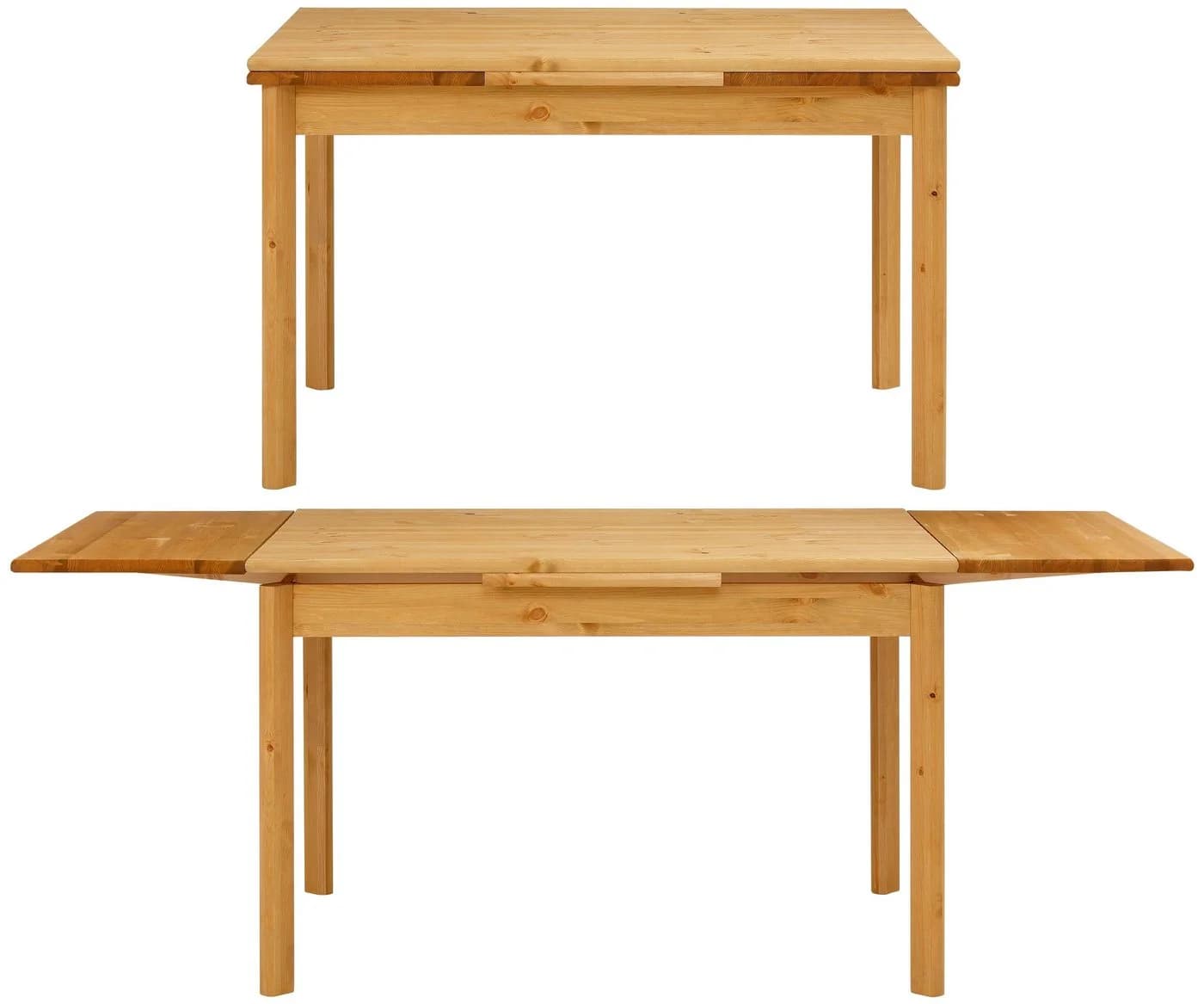 Esstisch OTTO HOME Tirza Beige Natur Massivholz Ausziehbar - Bild 2