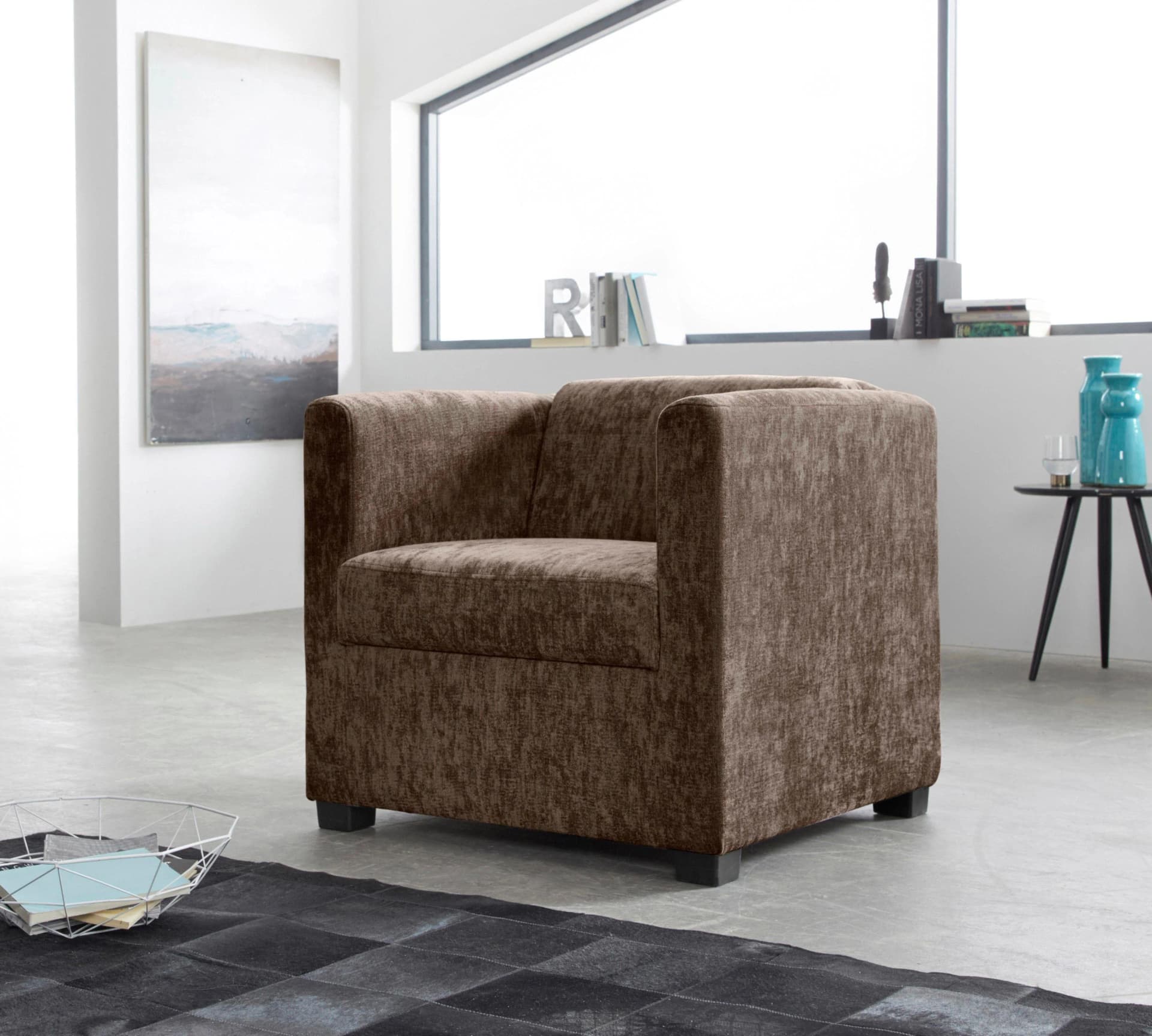 Home Affaire Sessel Bob Braun Luxus-Microfaser Loungesessel