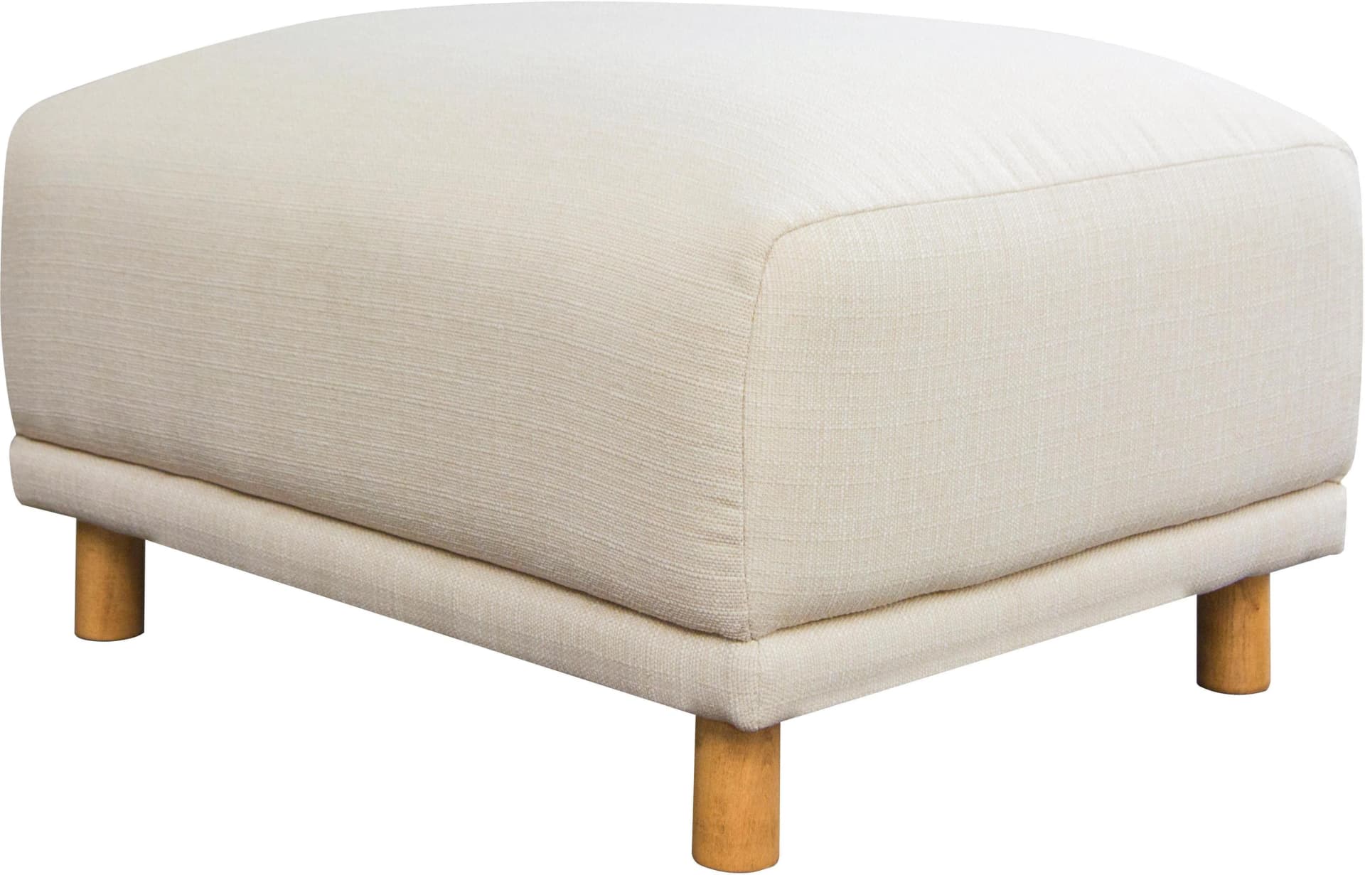 OTTO HOME Hocker Maroon Beige Polsterhocker