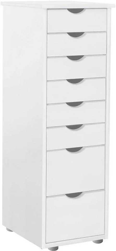 Kommode OTTO HOME Gava Weiß 8 Schubladen Massivholz - Bild 2