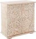 OTTO HOME Kommode Salim mit Schnitzerei Massivholz Beige Bild 3