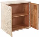 OTTO HOME Kommode Salim mit Schnitzerei Massivholz Beige Bild 4