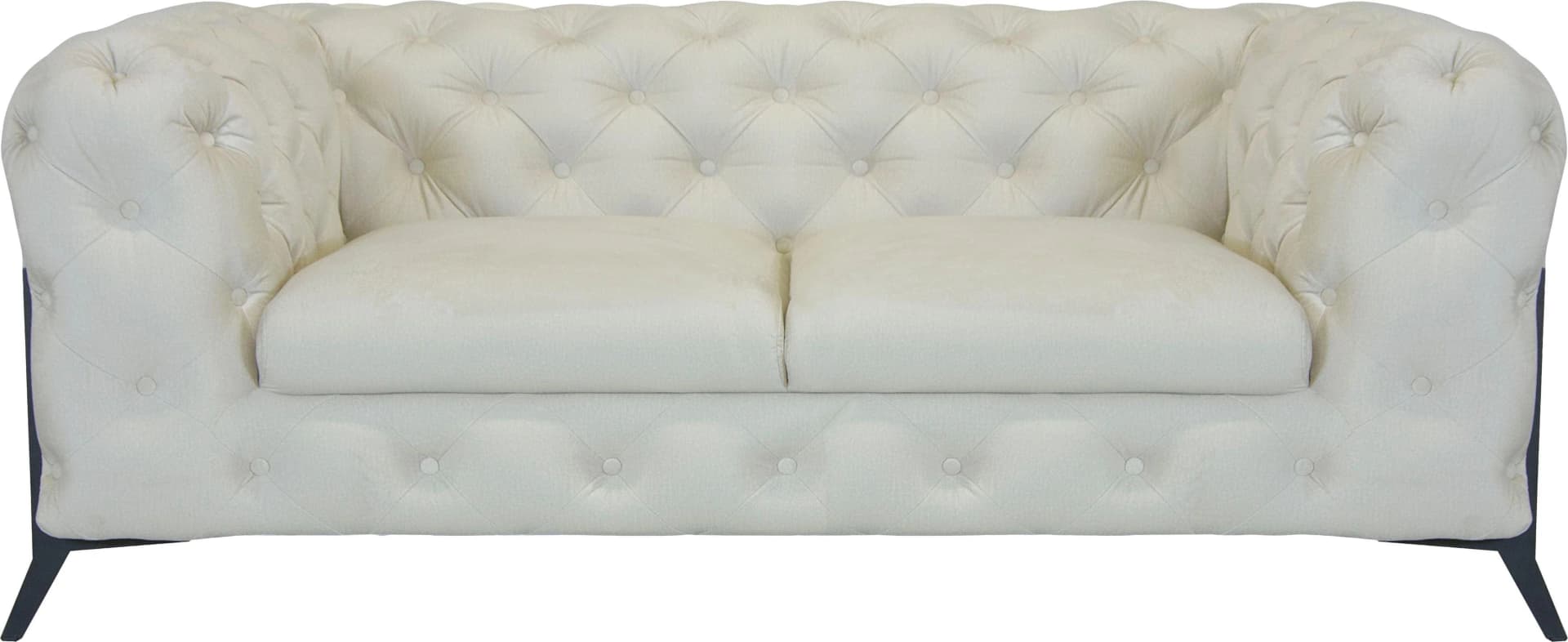 Home Affaire Chesterfield-Sofa Amaury Beige Samtoptik