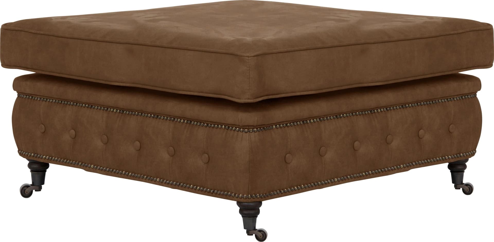 Home Affaire Polsterhocker Aarburg Cognac Polyester