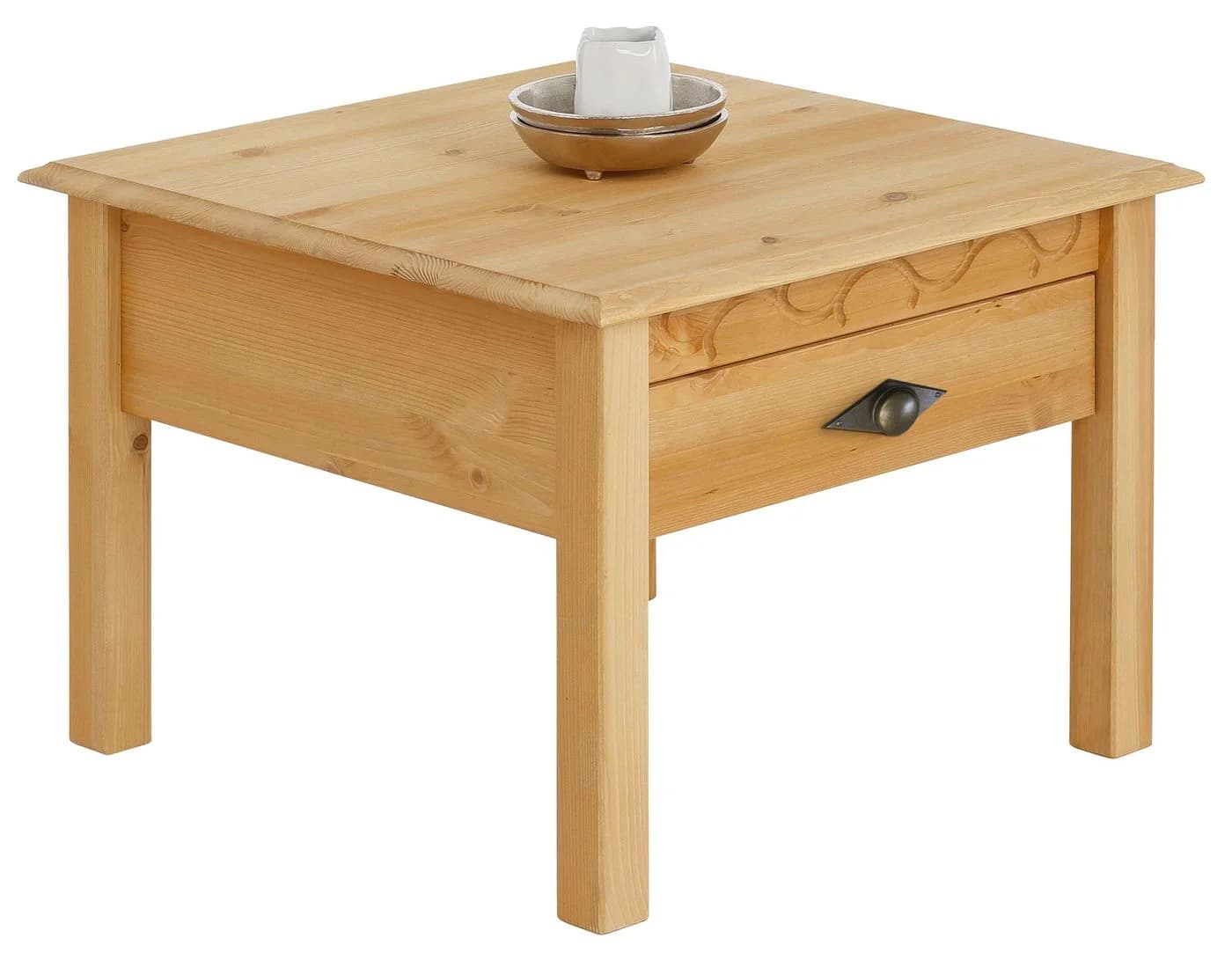OTTO HOME Couchtisch Laura Beige Natur Gebeizt Mit Schublade - Bild 2