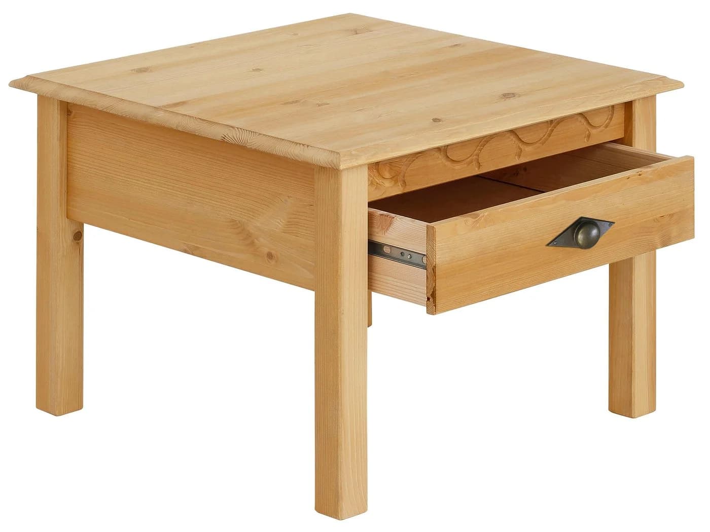 OTTO HOME Couchtisch Laura Beige Natur Gebeizt Mit Schublade - Bild 5