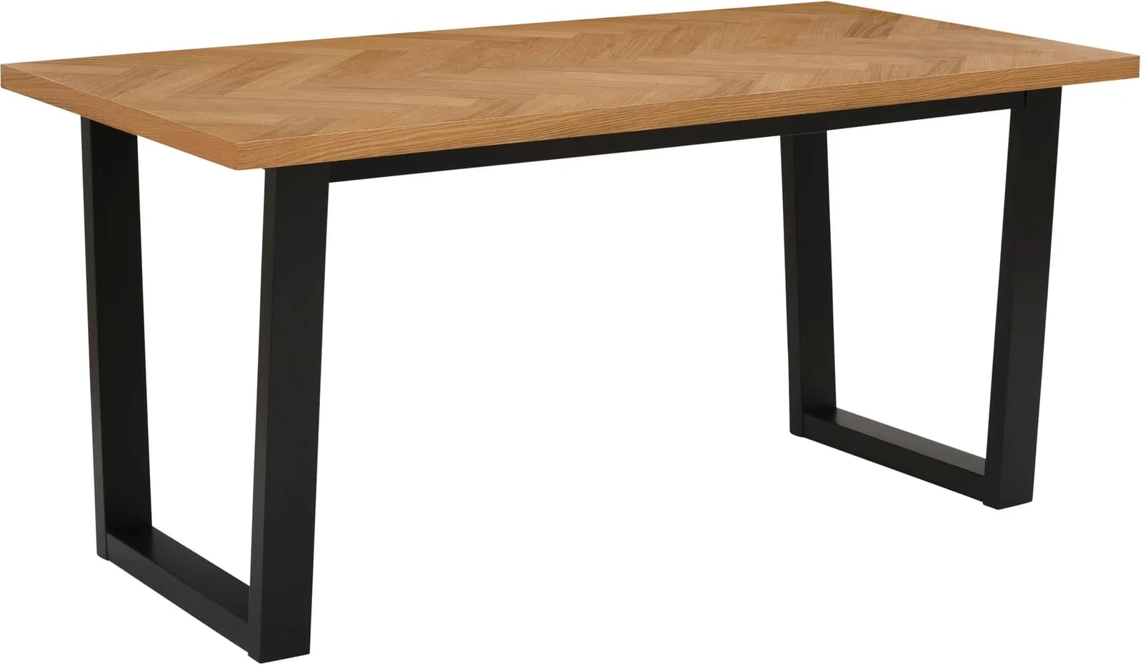 HOME AFFAIRE Esstisch Marne Beige Schwarz MDF Kiefer