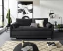 OTTO HOME Schlafsofa Berlin Schwarz Boxspring mit Bettkasten Bild 2