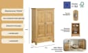 OTTO HOME Wäscheschrank Rauna Massivholz Kiefer Beige Bild 3