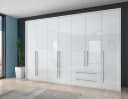OTTO HOME Piano Drehtürenschrank Weiß Hochglanz mit LED Bild 2