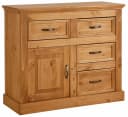 OTTO HOME Selma Sideboard Beige Natur Gebeizt Gewachst Landhausstil Bild 1