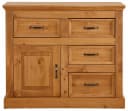 OTTO HOME Selma Sideboard Beige Natur Gebeizt Gewachst Landhausstil Bild 3