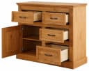OTTO HOME Selma Sideboard Beige Natur Gebeizt Gewachst Landhausstil Bild 4