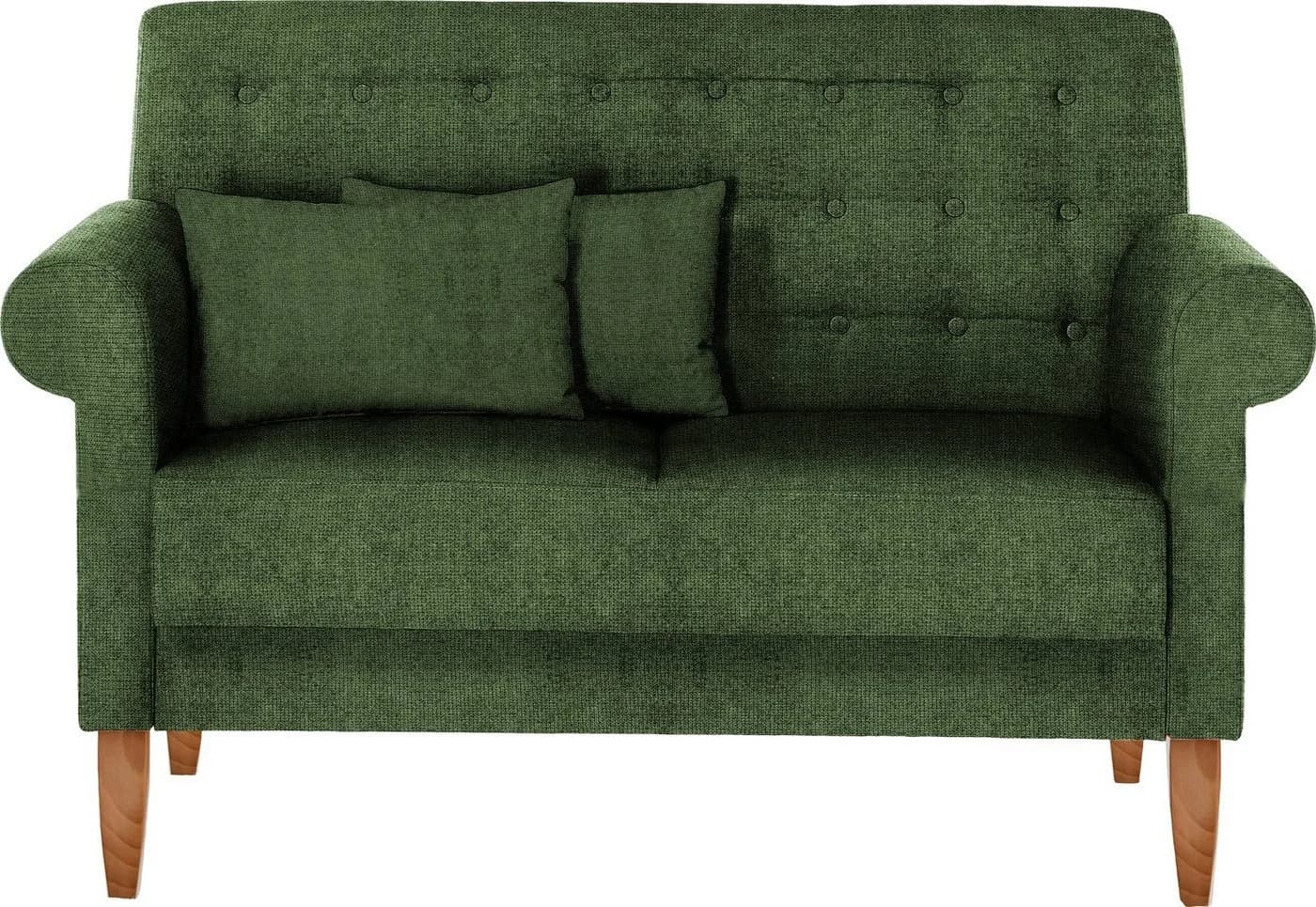 Home affaire Küchensofa Scalea 2-Sitzer Grün Landhausstil - Bild 2