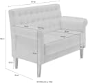 Home affaire Küchensofa Scalea 2-Sitzer Grün Landhausstil Bild 5