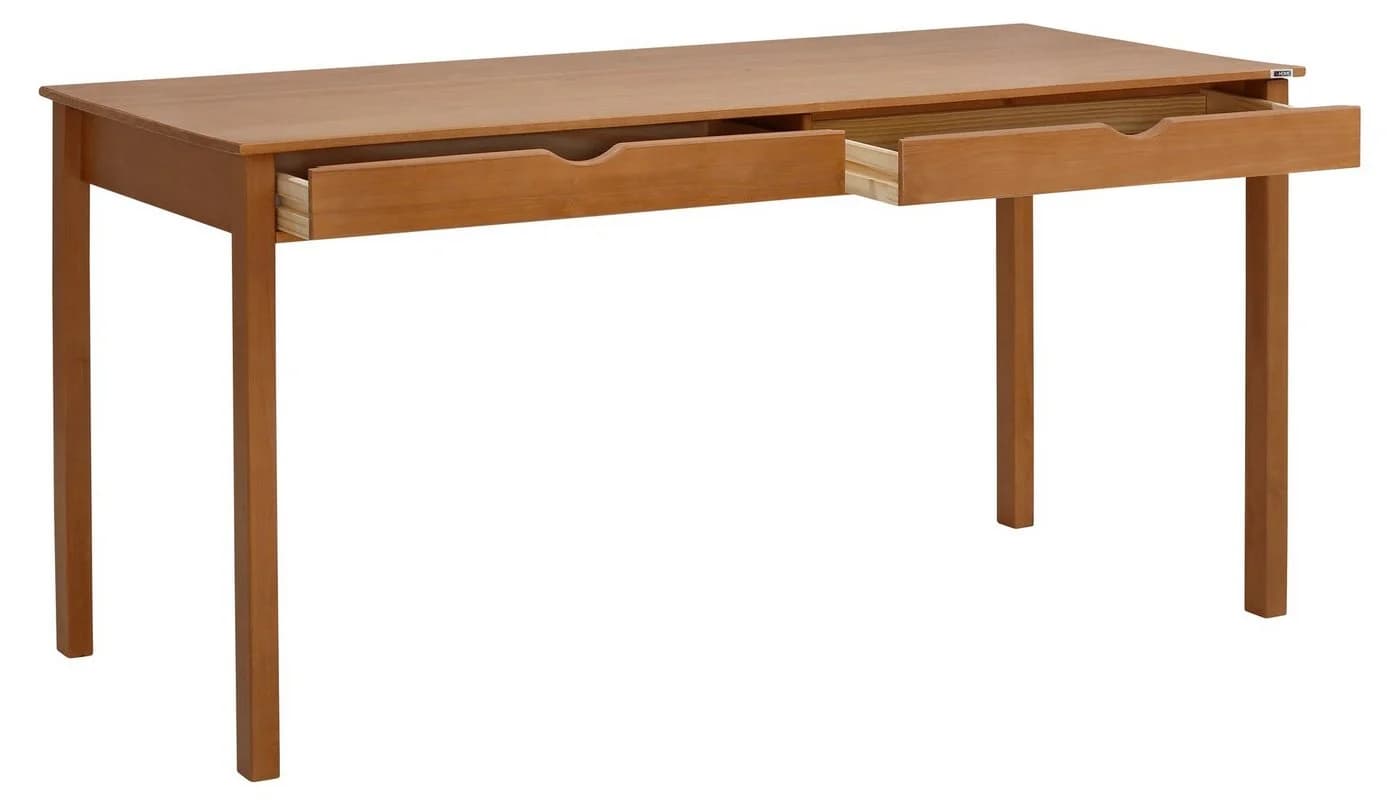 HOME AFFAIRE Schreibtisch Gava Beige Kiefer Massivholz - Bild 5