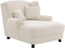 HOME AFFAIRE XXL-Sessel Oase Beige Luxus-Microfaser mit Zierkissen Bild 3