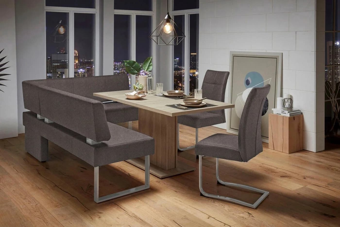 OTTO HOME Eckbank Rab Braun Silber FSC-Zertifiziert - Bild 2