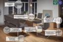 OTTO HOME Eckbank Rab Braun Silber FSC-Zertifiziert Bild 3