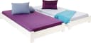 OTTO HOME Stapelliege "Femmy" 2 Betten Weiß Massivholz Bild 1