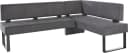 OTTO home Eckbank Oliver Grau Cord Metallgestell Bild 2