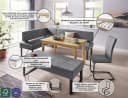 OTTO home Eckbank Oliver Grau Cord Metallgestell Bild 4