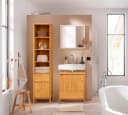 OTTO PRODUCTS Hochschrank Jorrick Massivholz Kiefer Beige Bild 1