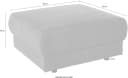 OTTO HOME Hocker Hobro Olivgrün Microfaser Lederoptik Polsterhocker Bild 3