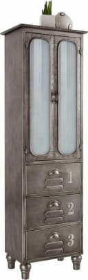 Home affaire Mehrzweckschrank Industrial Grau Metall Bild 2