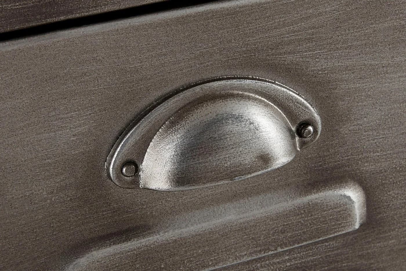 Home affaire Mehrzweckschrank Industrial Grau Metall - Bild 5