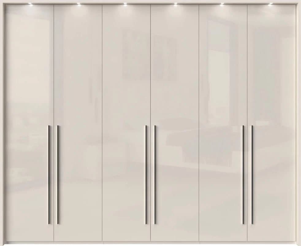 OTTO HOME Kleiderschrank Piano Beige Hochglanz mit LED-Beleuchtung - Bild 3