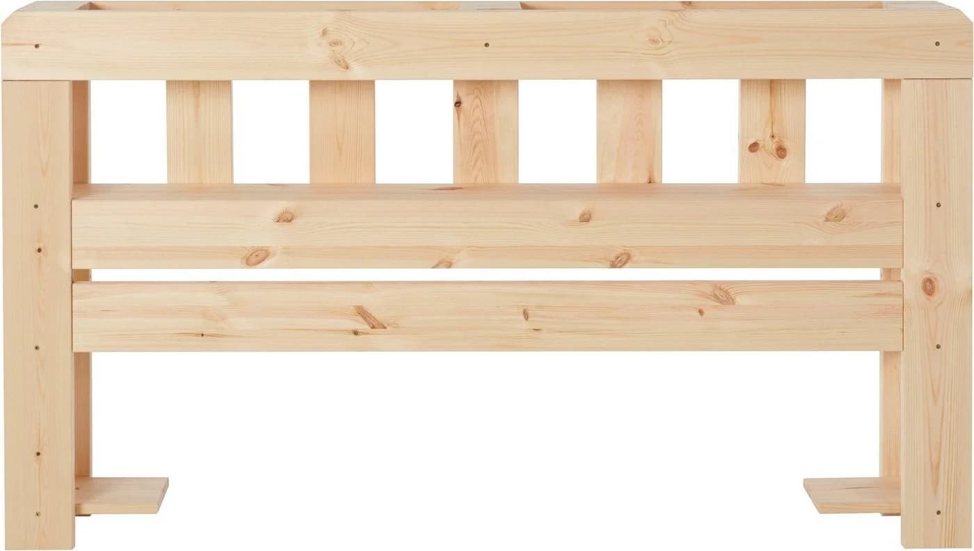 OTTO HOME Kopfteil ALASCO Massivholz Beige 7 Fächer - Bild 3