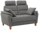 Home affaire Sofa 2-Sitzer Palmera Grau Polyester Bild 1