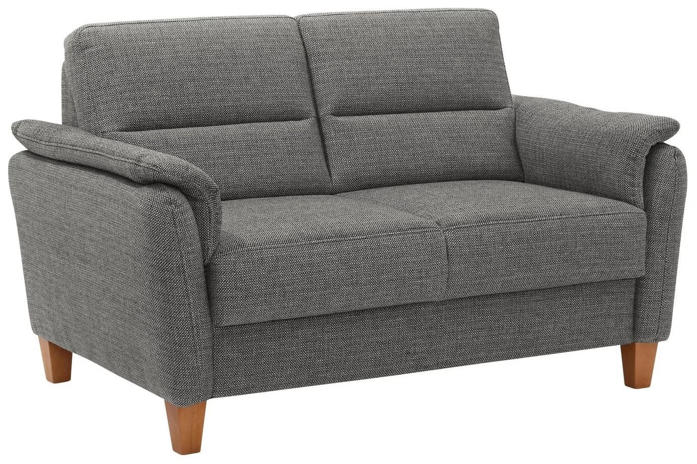 Home affaire Sofa 2-Sitzer Palmera Grau Polyester - Bild 3