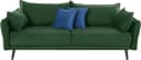 Schlafsofa COLLECTION AB Asra Grün mit Bettfunktion und Bettkasten Bild 1