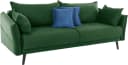 Schlafsofa COLLECTION AB Asra Grün mit Bettfunktion und Bettkasten Bild 4