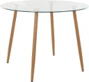 OTTO HOME Miller Essgruppe Weiß Glastisch 4 Stühle Modern Bild 4