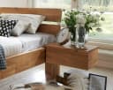 Home affaire Nachtkonsole Tommy FSC-zertifiziertes Massivholz Wildeiche Beige Bild 1