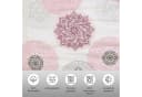 Elegante Bettwäsche mit Ornamenten in Rosa und Grau Bild 3