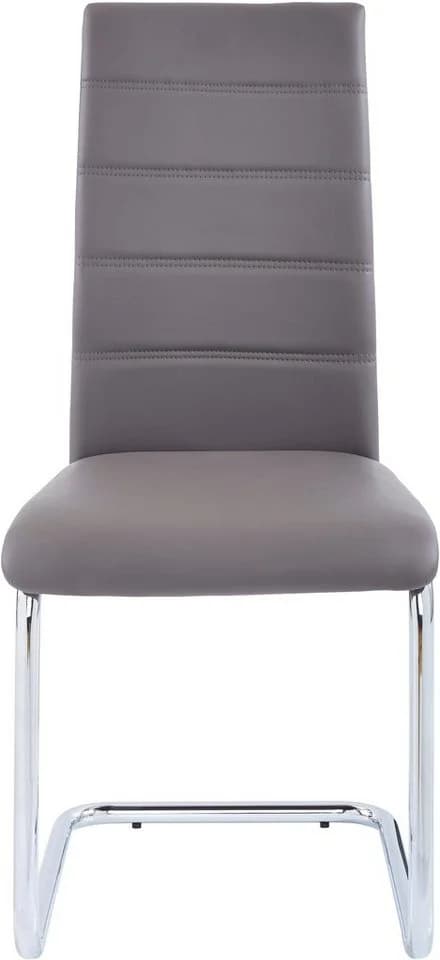 OTTO HOME Adora Freischwinger Braun Silber Kunstleder - Bild 3