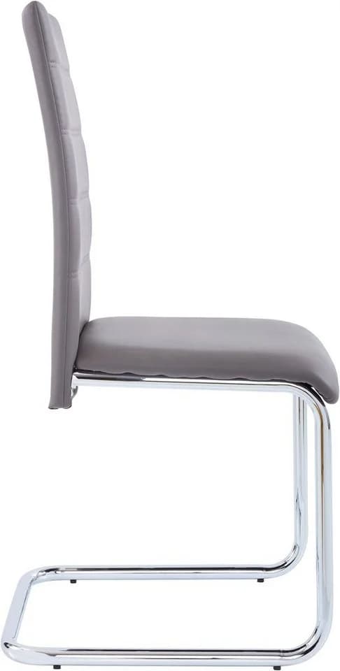 OTTO HOME Adora Freischwinger Braun Silber Kunstleder - Bild 5