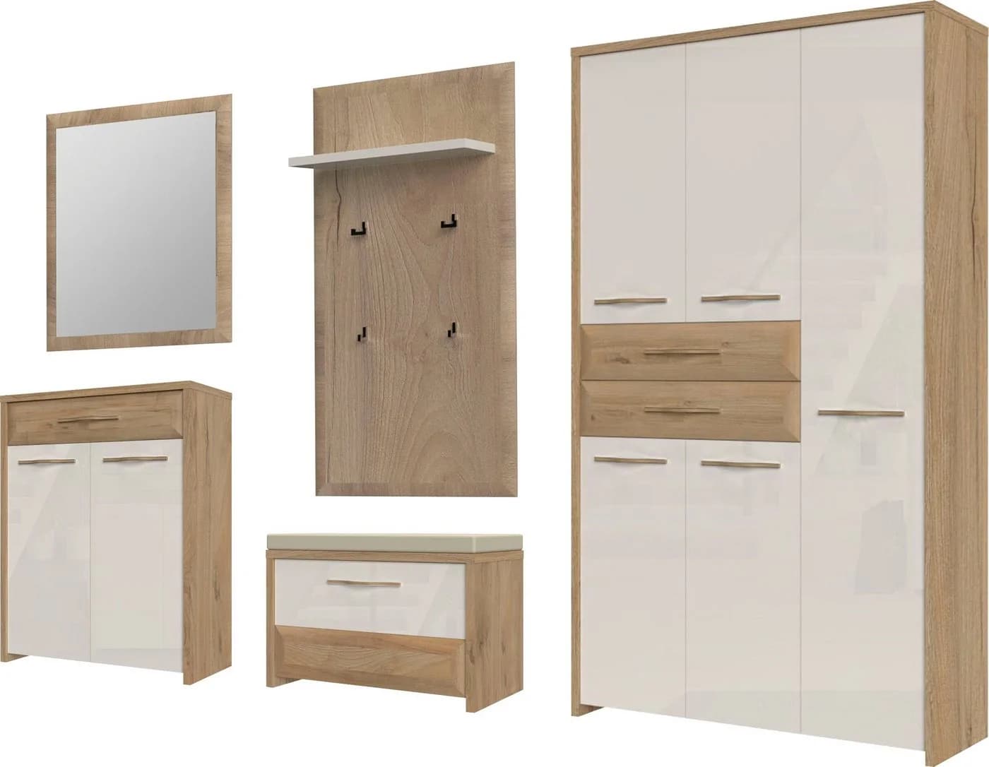 Garderoben-Set HOME AFFAIRE Gala Beige Soft-Close Funktion - Bild 3