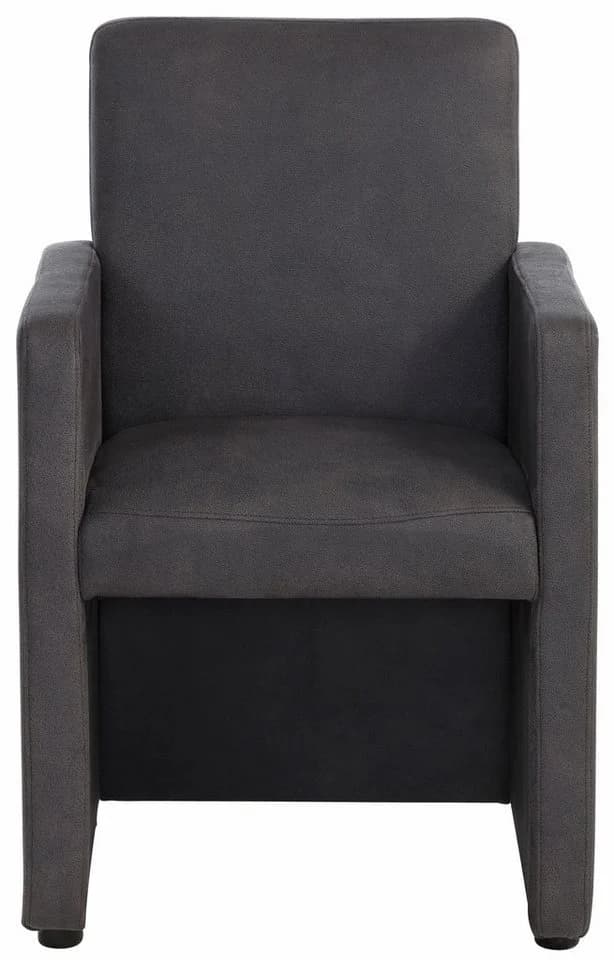 HOME AFFAIRE Bologna Cocktailsessel Grau Luxus-Microfaser